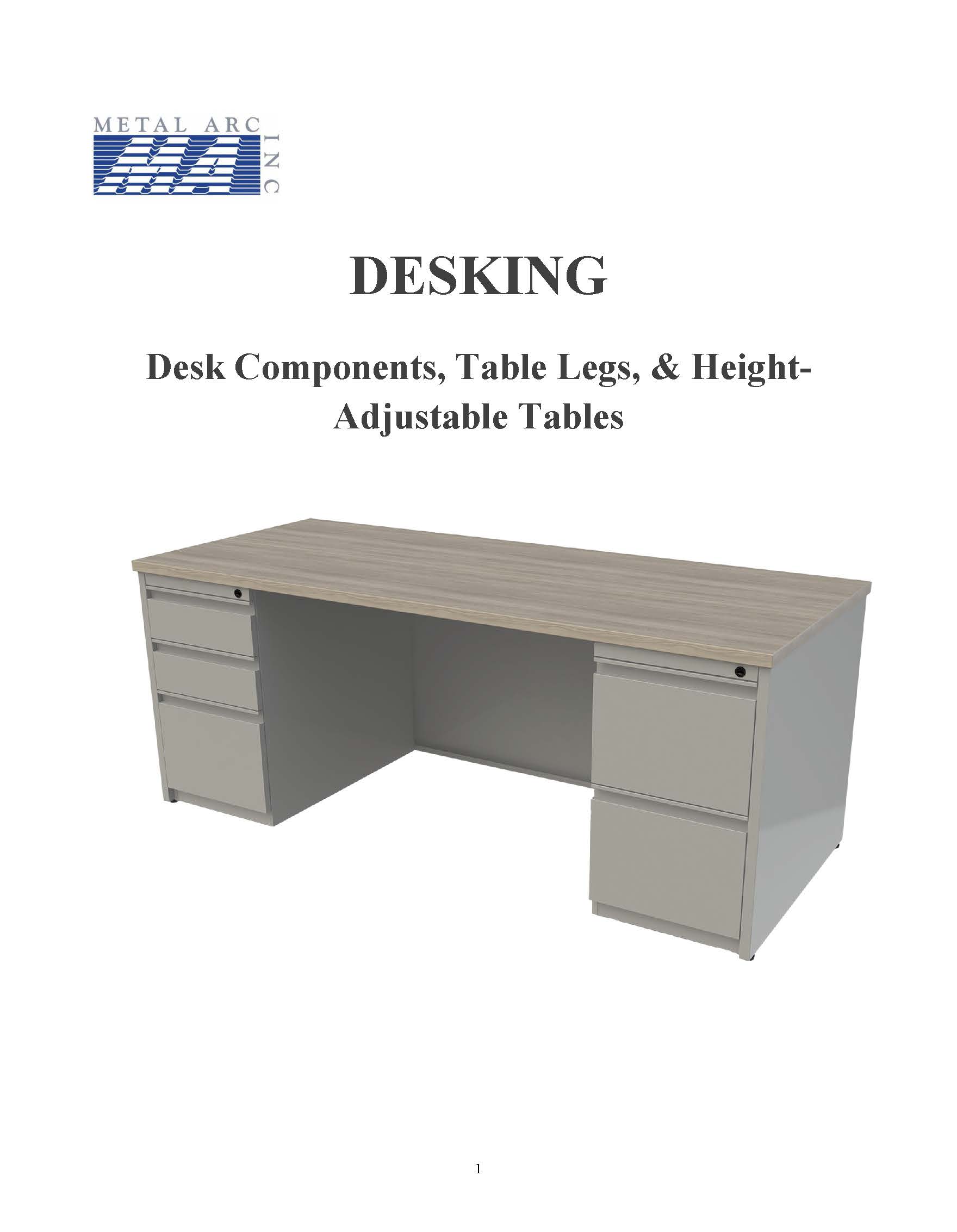 DESK COMPONENT CATALOG APRIL 2026 Page 1