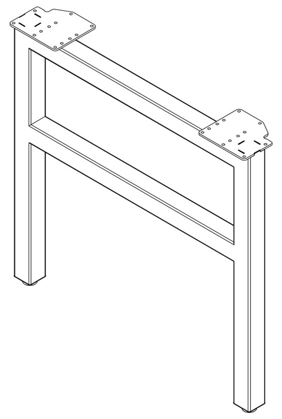 Fixed Leg2 Fixed Height Table Legs